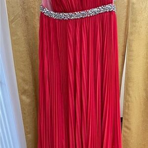 Elegant Red Evening Gown